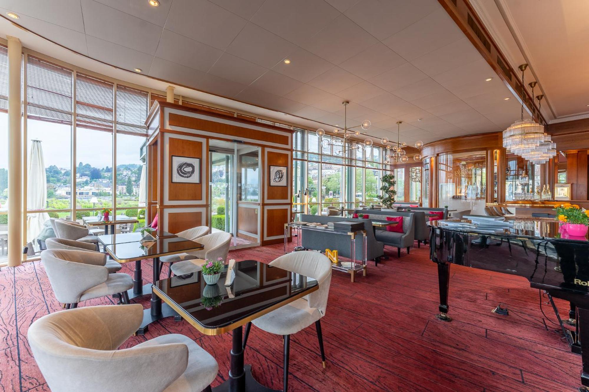 Beau Rivage Hotel Neuchâtel Dış mekan fotoğraf The restaurant
