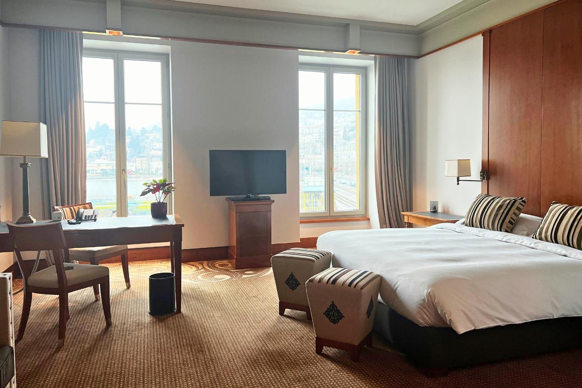 Beau Rivage Hotel Neuchâtel Dış mekan fotoğraf A room at the hotel